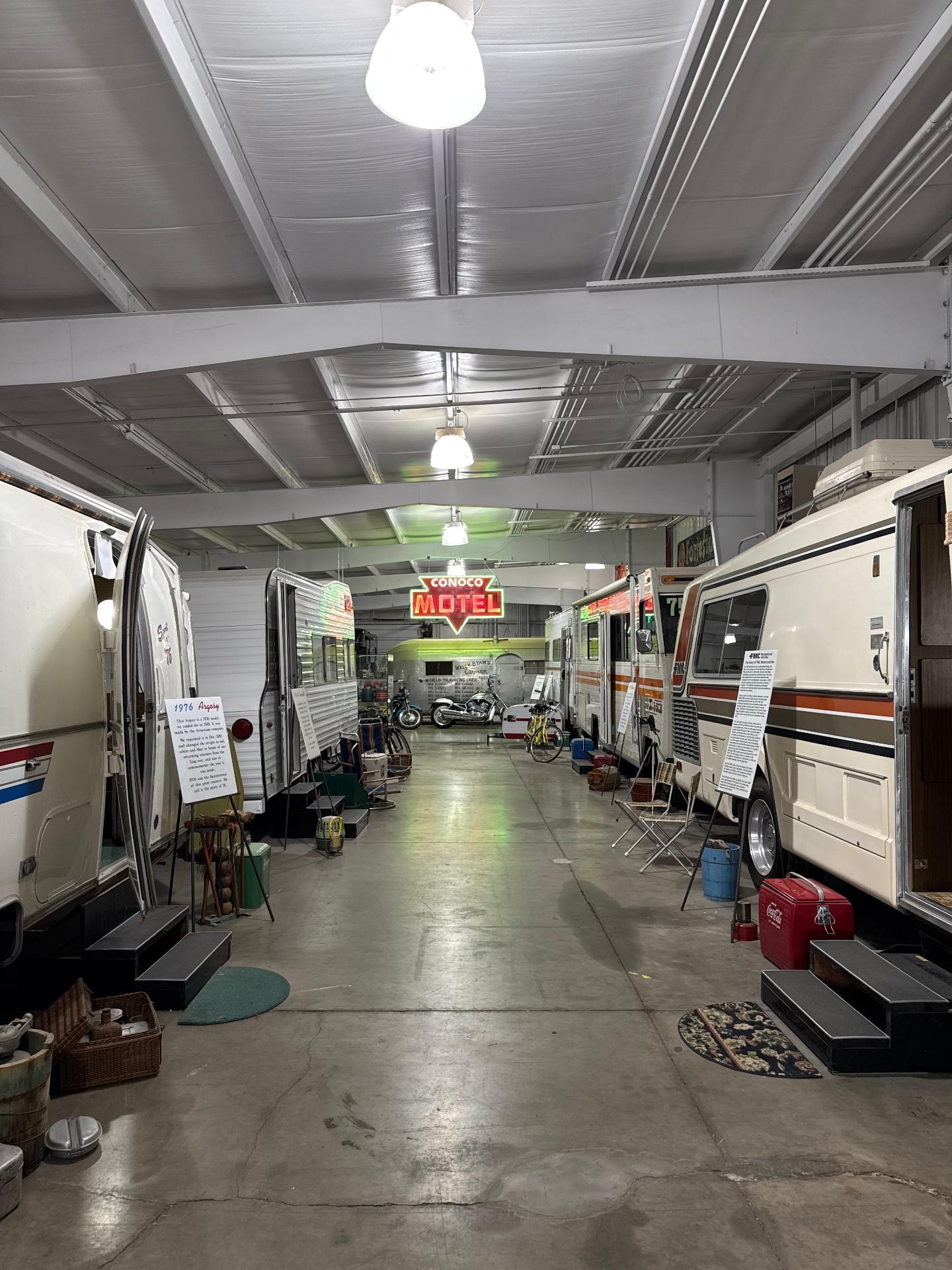 Vintage trailer park museum