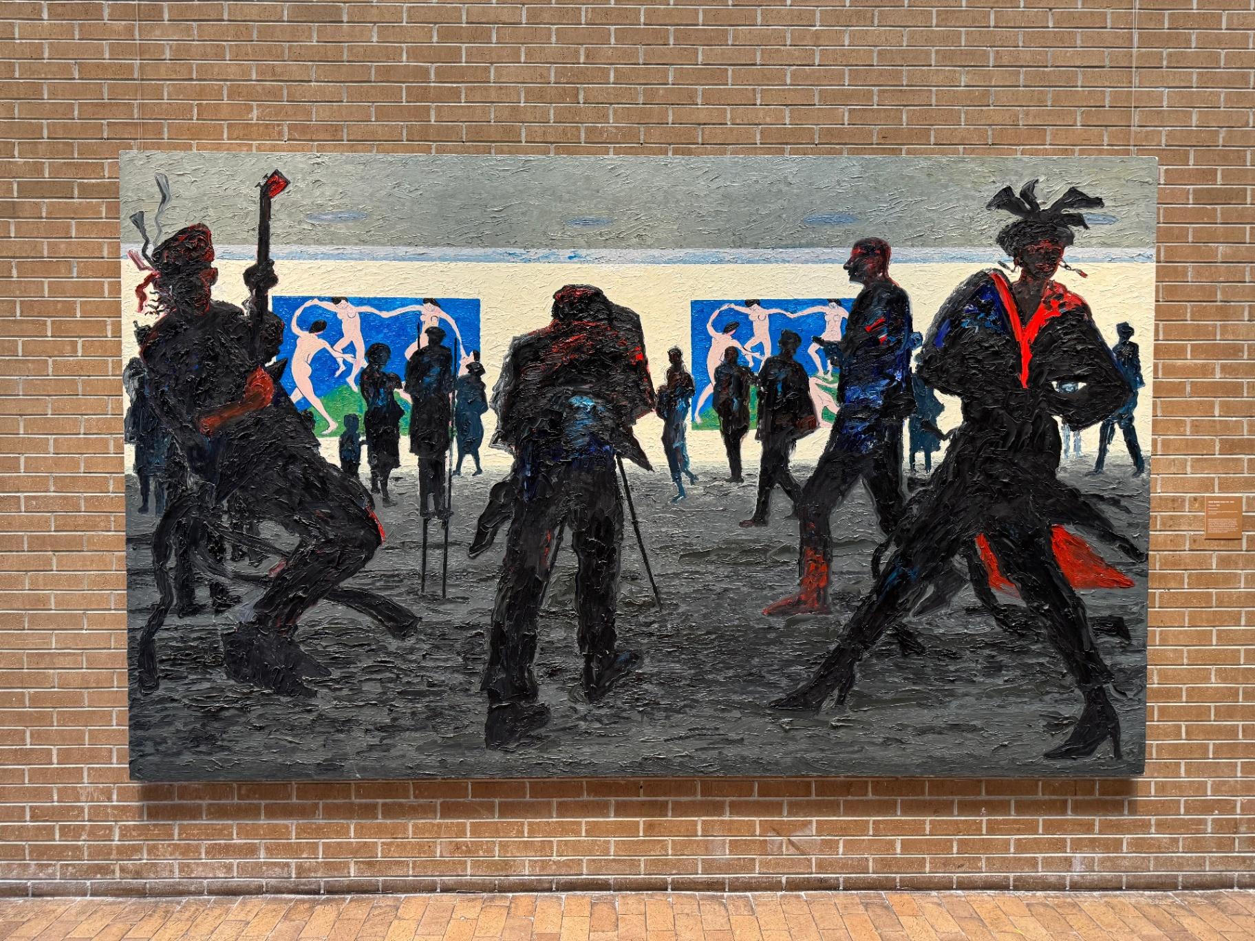 Outdoor mural at AMoA