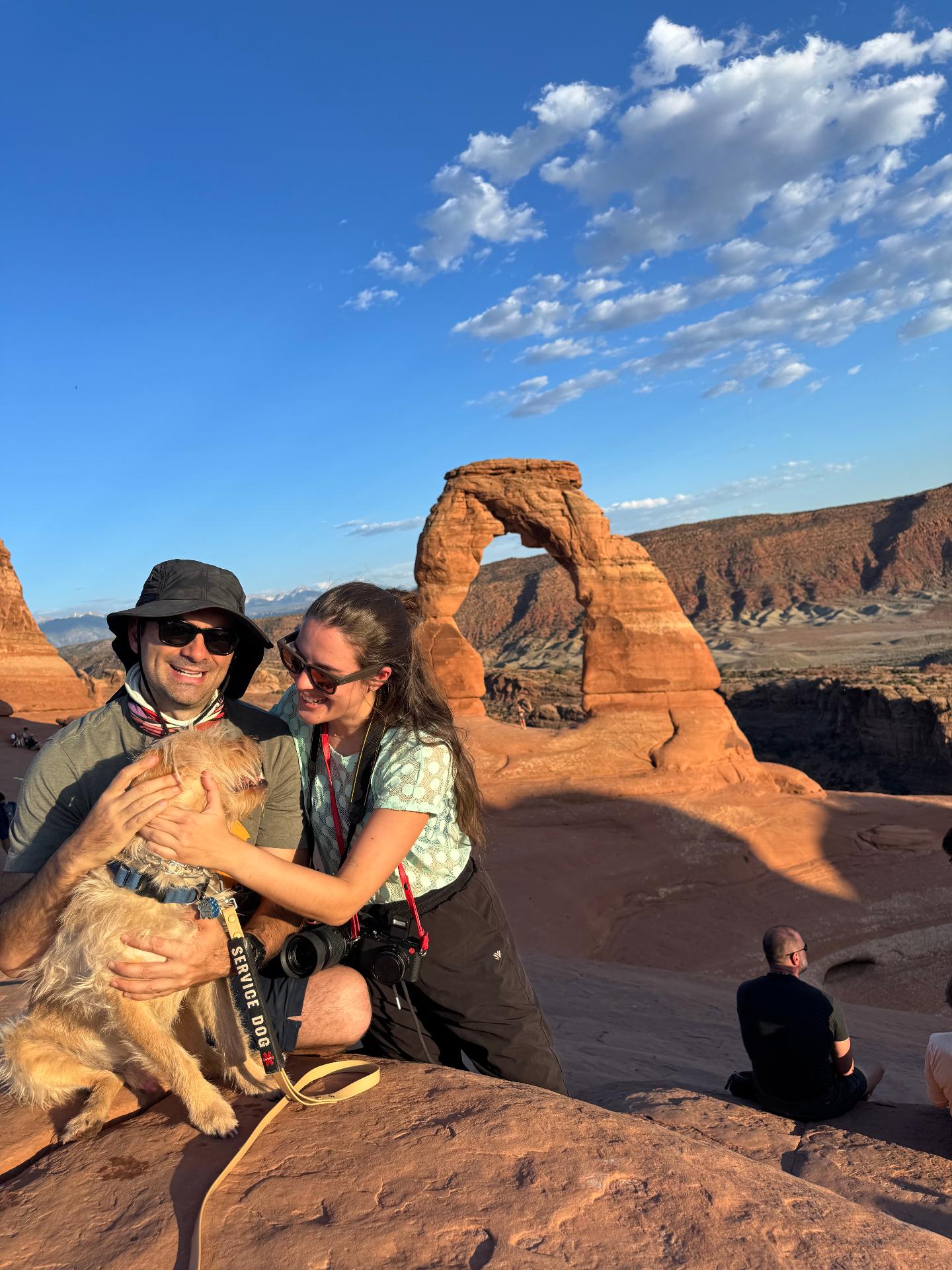 Sunset at Delicate Arch with Bengie