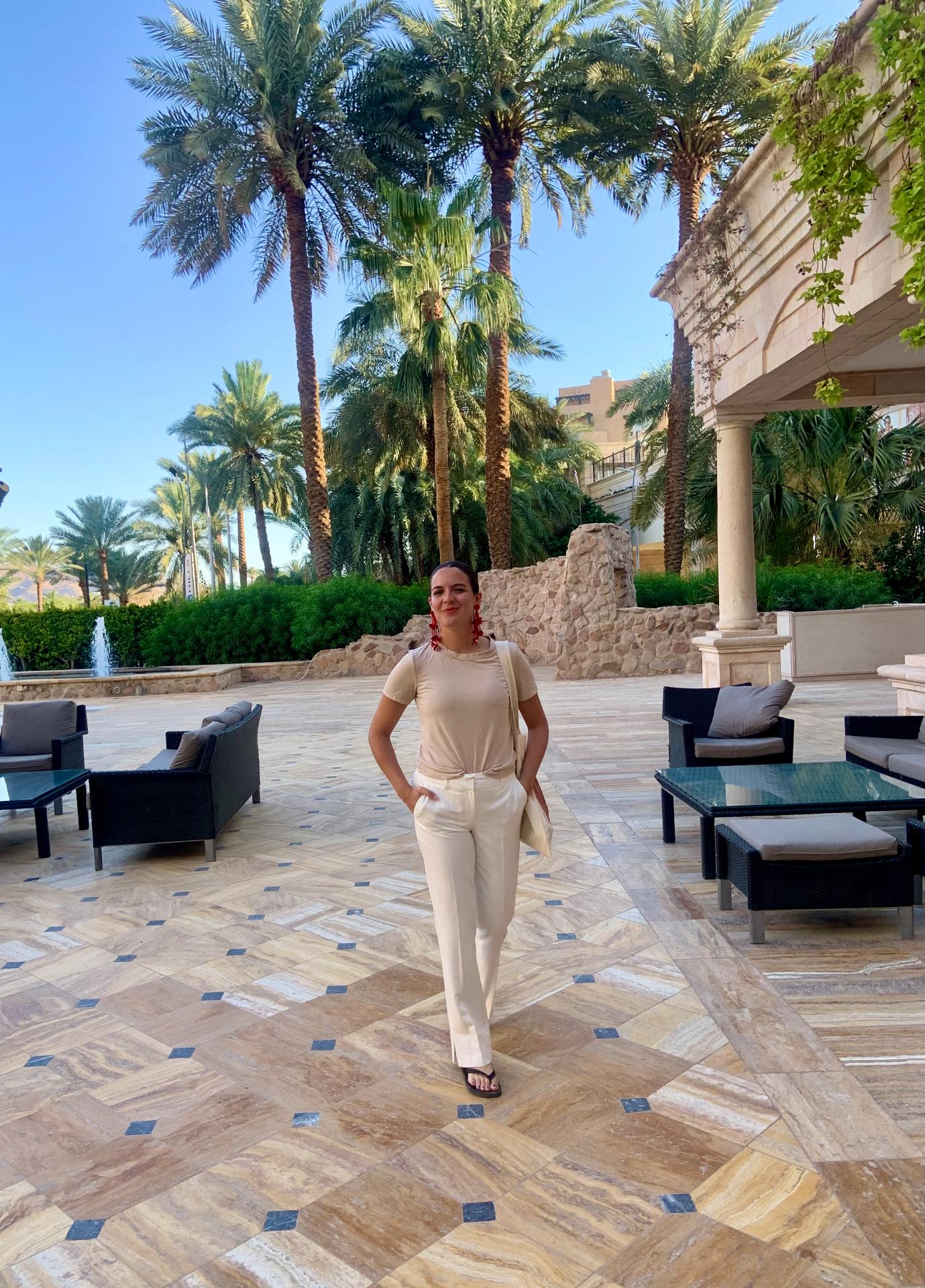 Terraza de resort en Aqaba