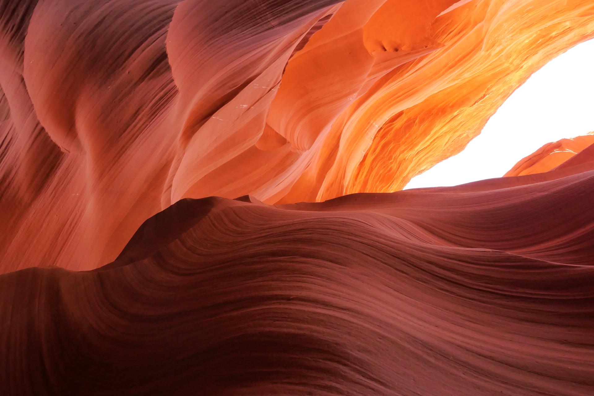 Descending into Lower Antelope
