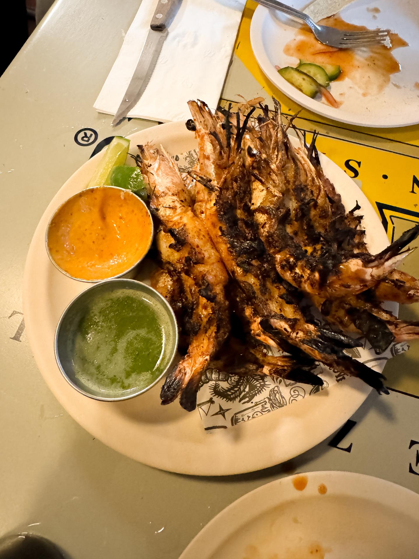 Camarones zarandeados