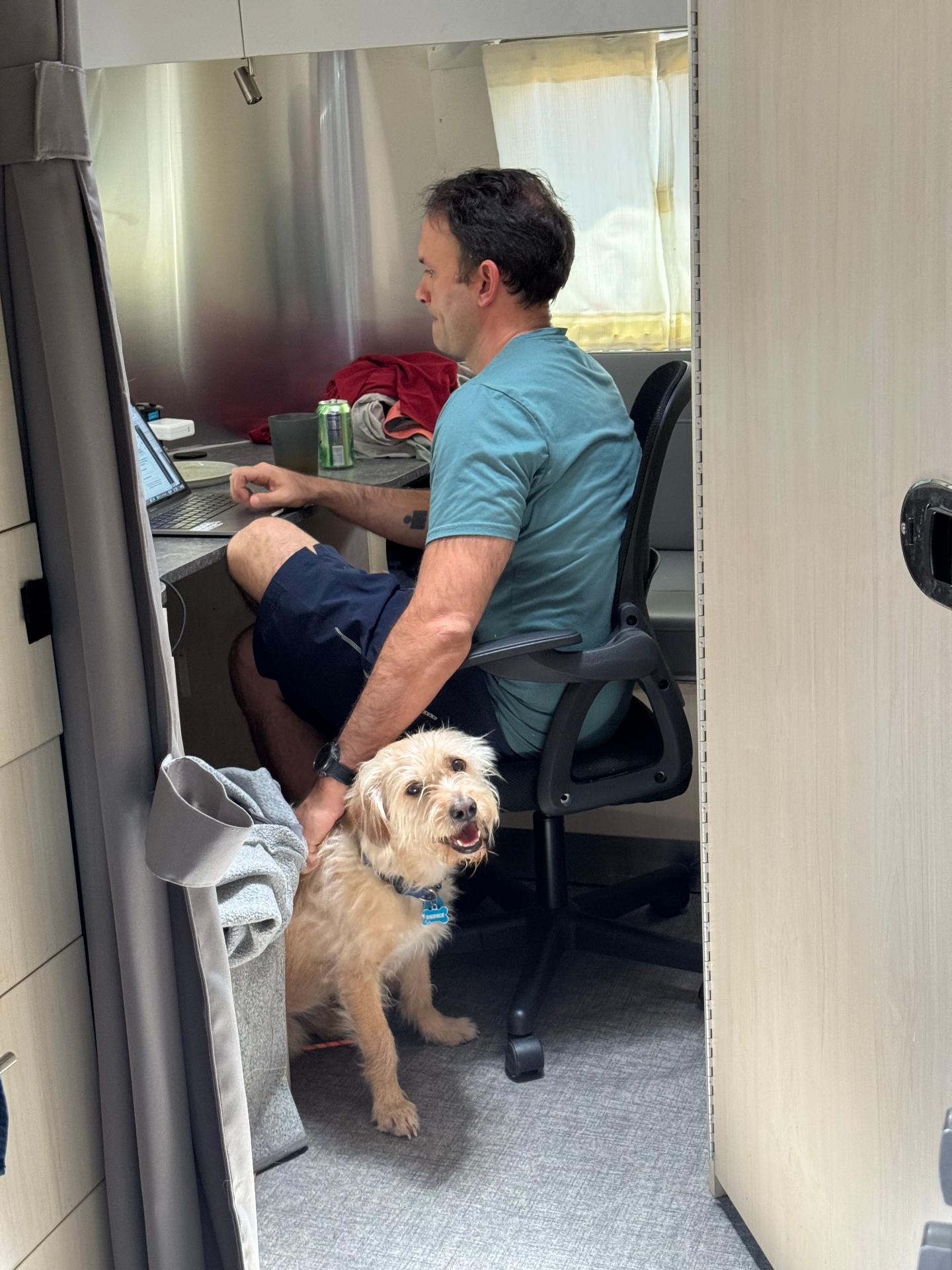 Working from the Airstream