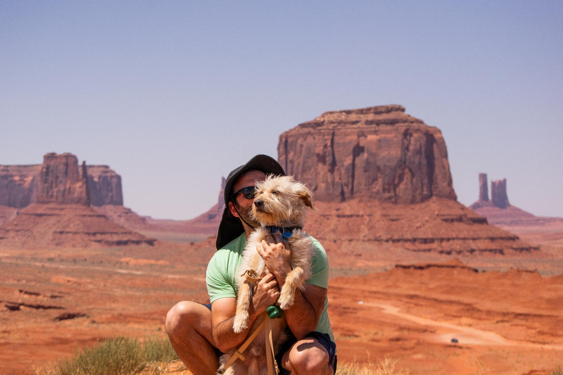 Bengie and dad at John Ford Point
