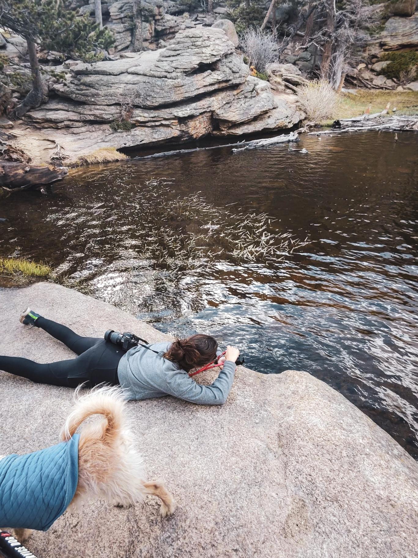 Relaxing by the river with Bengie