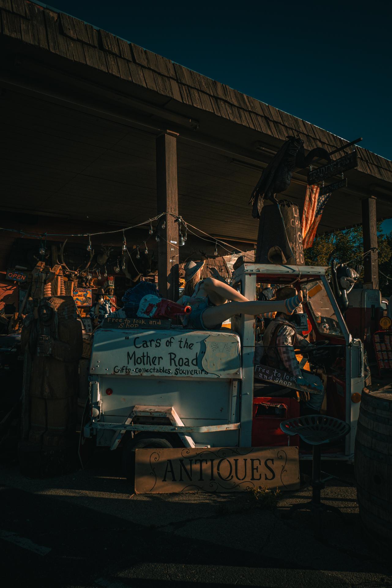 Cars of the Mother Road antiques