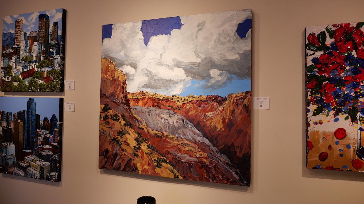 Pinturas de paisajes del Suroeste en galería