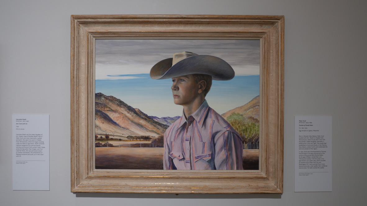 Pintura de Henriette Wyeth en museo