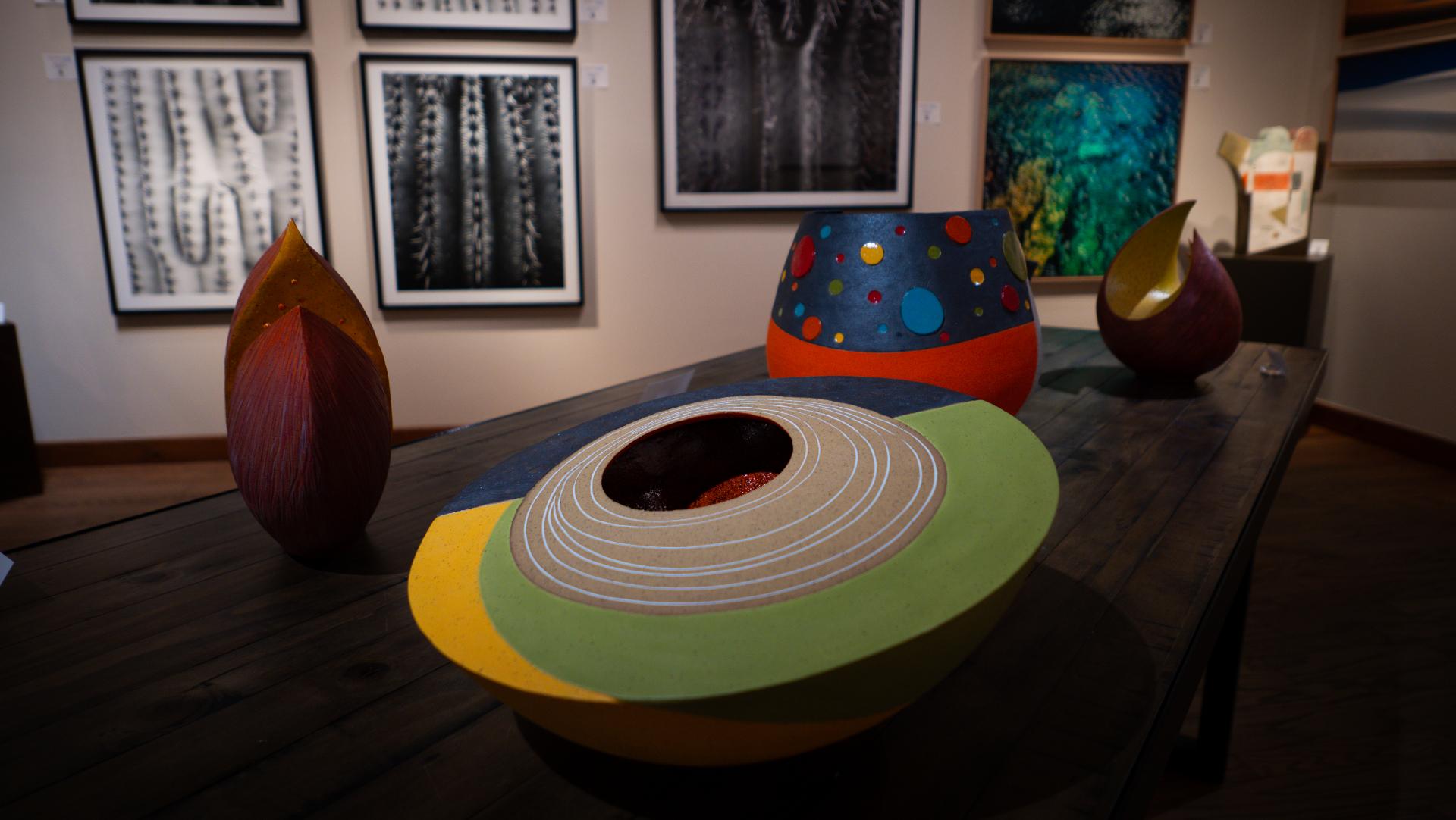 Colorful ceramic art