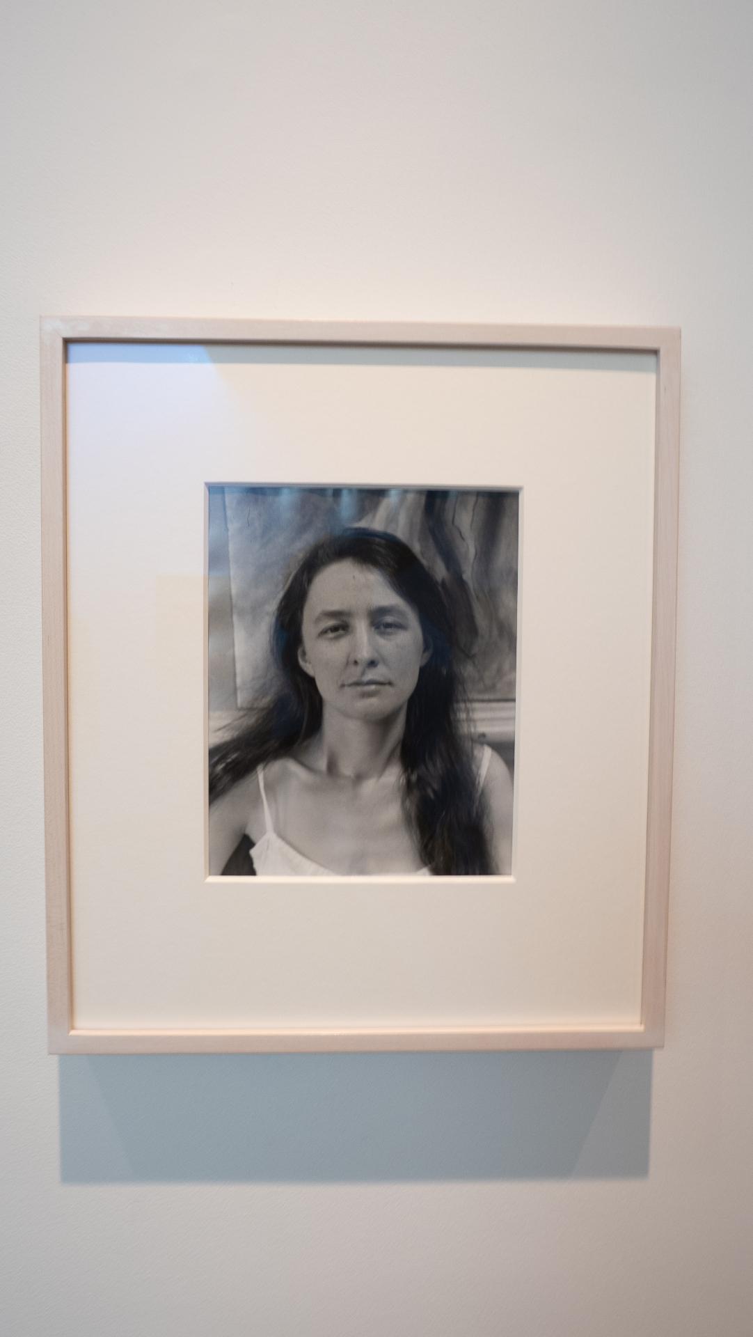 Georgia O'Keeffe portrait at museum
