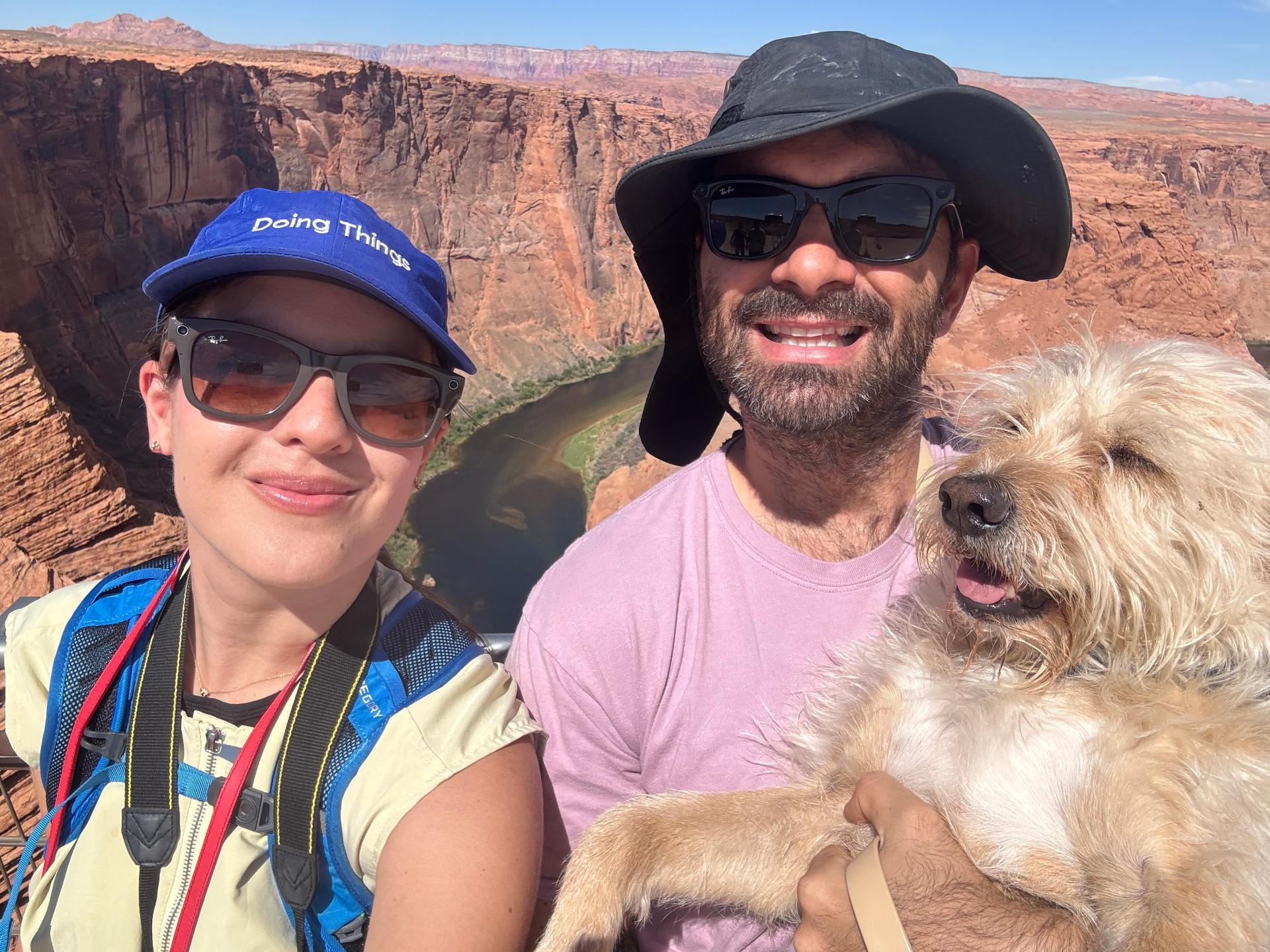 Family at Horseshoe Bend