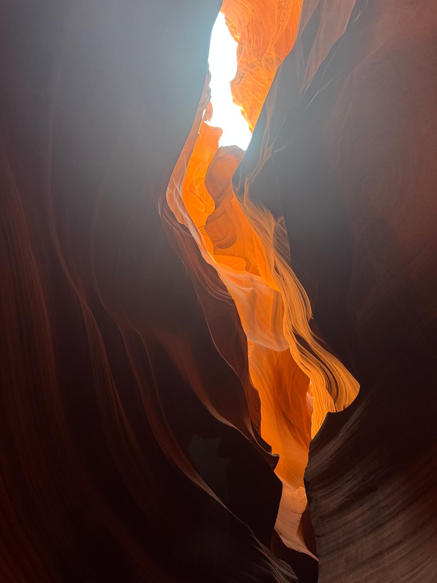 Orange and purple layers
